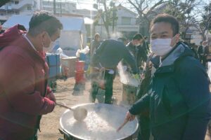 板橋区開催の新春七草がゆの集い