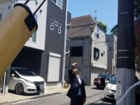 蓮沼町で挨拶回り、ほか