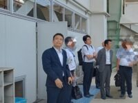 志村小学校と志村第四中学校の小中一貫型学校改築工事現地視察、他