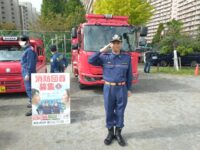 高島平まつりで消防団第7分団の活動に参加した後、大原西町会さんの地域まつりに参加