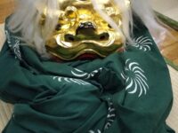 獅子舞の練習