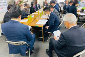 自民党板橋区議会議員団の各種団体からの要望をいただく会・2日目