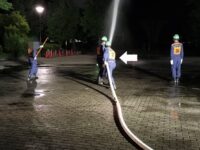 本日も操法訓練