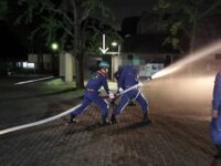 本日も操法訓練