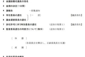 板橋区議会 臨時会にて　ほか