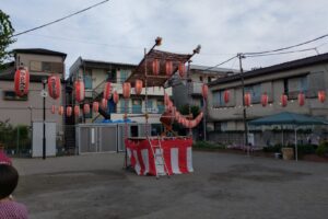 蓮沼東町会さんの盆踊り2日目