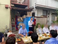 清水町睦町会さんのコミュニティー横丁祭りと蓮沼東町会さんの盆踊り大会