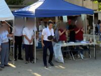 蓮沼西町会の「縁日」に参加