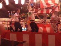 徳丸三交会「納涼盆踊り大会」2日目に参加
