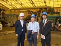 プラスチック資源化、中間処理施設を視察