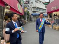 衆議院議員選挙最終日、下村博文候補の応援