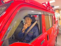 消防団の秋の火災予防運動