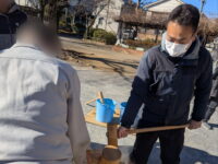 徳丸協栄会の餅つき