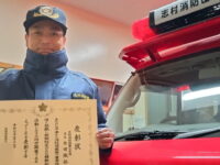 消防団で春の火災予防運動に参加