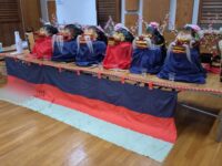 本日、徳丸北野神社にて獅子舞奉納