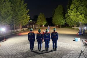 消防団操法訓練！