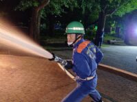 消防団操法訓練！