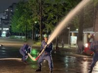 消防団操法訓練！