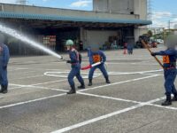 消防団操法訓練！