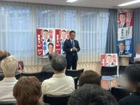 昨日、松田やすまさ清水地区後援会の会合に出席