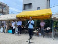 蓮沼東町会青年部主催の「ミニ潮干狩り大会」