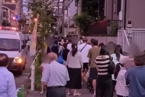 清水朝日町会の提灯行列😃