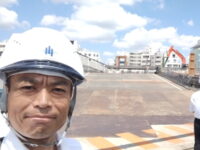地区整備中の東武東上線上板橋駅南口駅前広場などを視察