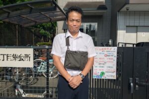 徳丸新星会の夏祭りに家族で参加