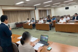 「まちづくりにおける公衆喫煙所設置を目指すプロジェクト」の第一回勉強会