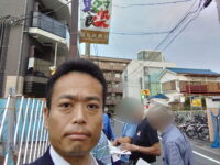 徳丸商興会さんの商店街全55本の街灯点検