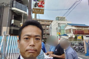 徳丸商興会さんの商店街全55本の街灯点検