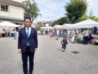 蓮沼仲町会「ふるさと祭り」に家族で参加