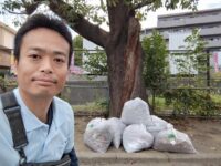 徳丸ニュースターの会の赤徳公園清掃活動