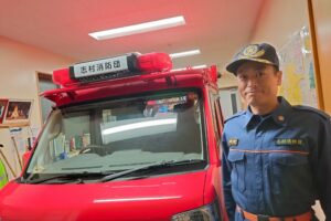 消防団で秋の全国火災予防運動に参加