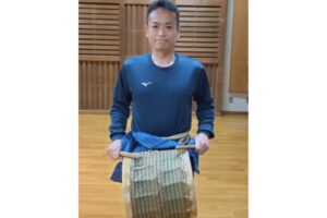 三匹獅子舞の練習