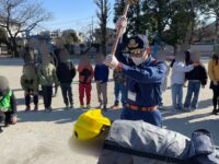 紅梅小学校餅つき