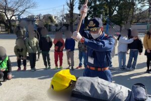 紅梅小学校餅つき