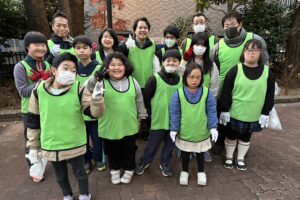 放課後等デイサービス「ぬくあい」さんによる地域の清掃活動