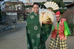 徳丸三ツ和会の寿獅子舞