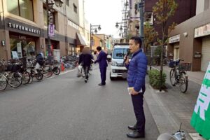 下村博文前衆議院議員との街頭演説