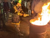 徳丸北野神社での「田遊び」催行