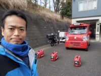 志村消防団第七分団の月に一度の機関点検