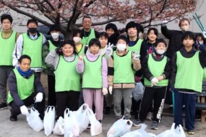 放課後等デイサービス「ぬくあい」さんの地域清掃活動