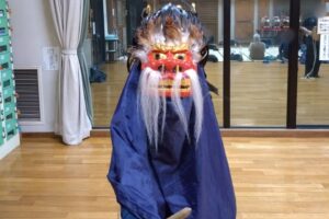 徳丸北野神社獅子舞保存会の練習