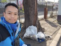 赤徳公園の清掃活動