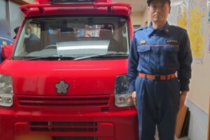 本日も消防団の春の火災予防運動