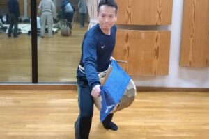 徳丸北野神社獅子舞保存会の練習