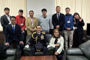 第1師団副師団長兼ねて練馬駐屯地司令の柳田常泰氏の定年退官に伴うお見送り