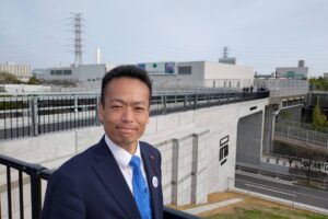 板橋区かわまちづくり連絡通路完成式