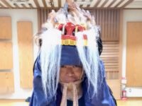 徳丸北野神社獅子舞保存会の練習